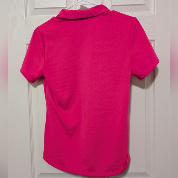 Lady Hagen Small Hot Pink Golf/Tennis Short Sleeve Polo, Business Casual - Picture 2 of 4